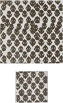 Paper Cocktail Napkins W/ Leaf Pattern Design Cream & Black Set Of 50 New. Price: $11.71.