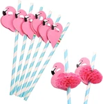 Hansgo Flamingo Paper Straw Decorations, 50 Pcs Disposable Cocktail Drinking New. Price: $20.46.