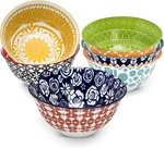 Cereal Bowl - Dishes For Serving Soup, Salad, Breakfast Decorative Colorful Po New. Price: $51.75.