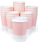 Disposable Coffee Cups With Lids - (80 Set) 12 Oz Paper To Go Wit... New. Price: $54.93.