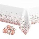 Homix Plastic Tablecloths For Rectangle Tables, 6 Pack Disposable Party New. Price: $17.99.
