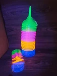 Party Essentials 12 Oz. Pc Plastic Margarita Glasses -assorted Neons 20 Open. Price: $27.99.