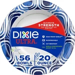 Large Paper Bowls, 20 OZ,56 Count, Microwave Safe,compostable, Disposable New. Price: $7.44.