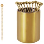 Lexenic 12-PACK Metal Cocktail Picks + Holder Kit, Premium 304 Stainless Steel New. Price: $20.81.