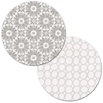 First Dawn Wipe-clean Round Reversible Shaped Placemats, Country Large New. Price: $19.99.