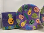 Summerween Halloween Fruit Pumpkins Paper Party Plates & Napkins Set 4 New. Price: $37.95.
