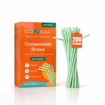 200 Count 8.25" Eco-friendly Disposable Straws, Cocktail Cold Drink... New. Price: $24.32.