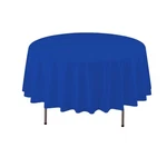 Party Essentials Round Plastic Table Cover In 16 Colors, 84", Royal Blue, Pack New. Price: $12.99.
