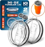 2 Pack Universal 30 Oz Tumbler Lids Sliding Closure Spill-proof & Splash Resis New. Price: $19.15.