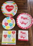 Valentines Plate Napkin Paper Heart Happy Dinner Lunch Bulk Xo Be Mine 144PC Lot New. Price: $16.00.