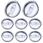 8 Pack 30 Oz Tumbler Replacement Lids Plastic Splash Covers Tops For Co... New. Price: $25.01.