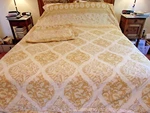 Pottery Barn Isabelle Medallion Duvet Cover Yellow Gold Queen 2 Std Shams Rare Pre-owned. Price: $99.99.