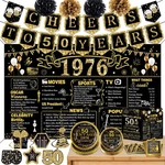 50TH Birthday For Women, 103 Pcs Back In 1976 Decorations, Vi... New. Price: $40.17.