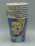 Amscan Cinderella Printed Paper Cups Disney Princess Birthday Party Drinkware 8 New. Price: $7.38.