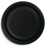 Creative Converting Paper Banquet Plates, Black Velvet (50134B) New. Price: $17.00.