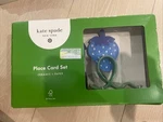 Kate Spade New York 4 Ceramic Place Holders & 16 Cards. Price: $9.95.