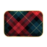 Harman - Merry Check 7"X10.5" Platters/plates 9562899P New. Price: $14.00.
