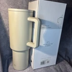 Simple Modern 40 Oz Trek Tumbler With Handle Straw Ounces -almond Birch New. Price: $20.00.